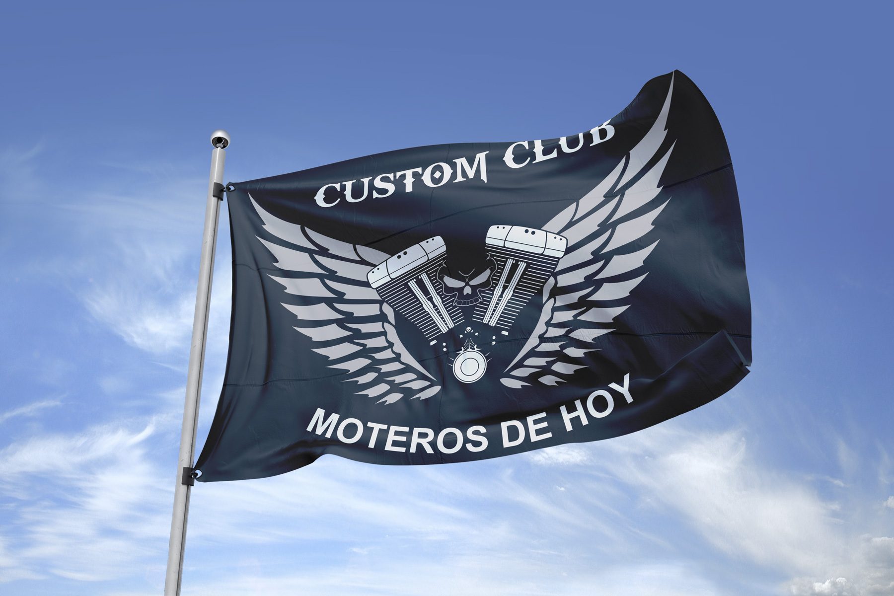 Bandera Personalizada 1 Tela, 90x158 Cm Impresa Al 100%